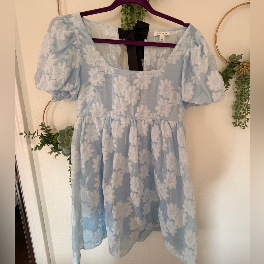Blue Floral Dress